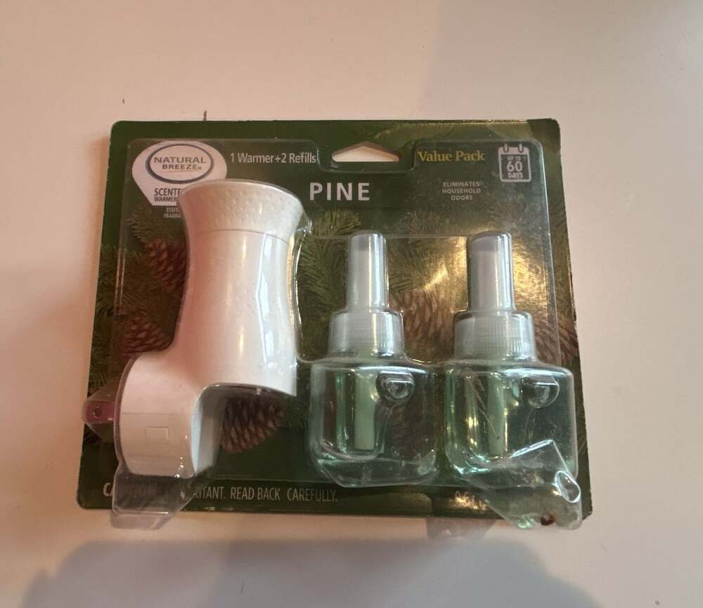 Natural Breeze Pine Scented Warmer With 2 Refills